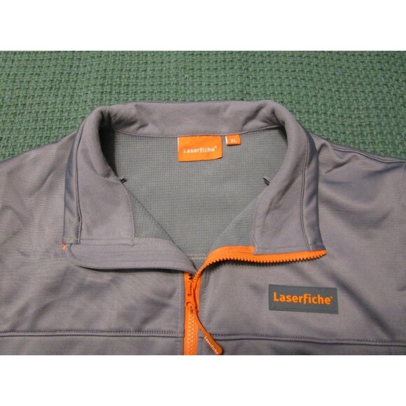 Laserflche Gray VEST - 2 zipper pockets-draw sting bottom-XL - Picture 2 of 3